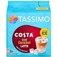 Los mejores  - Tassimo Costa Iced Caramel Latte 8 Coffee Pods- 271 g